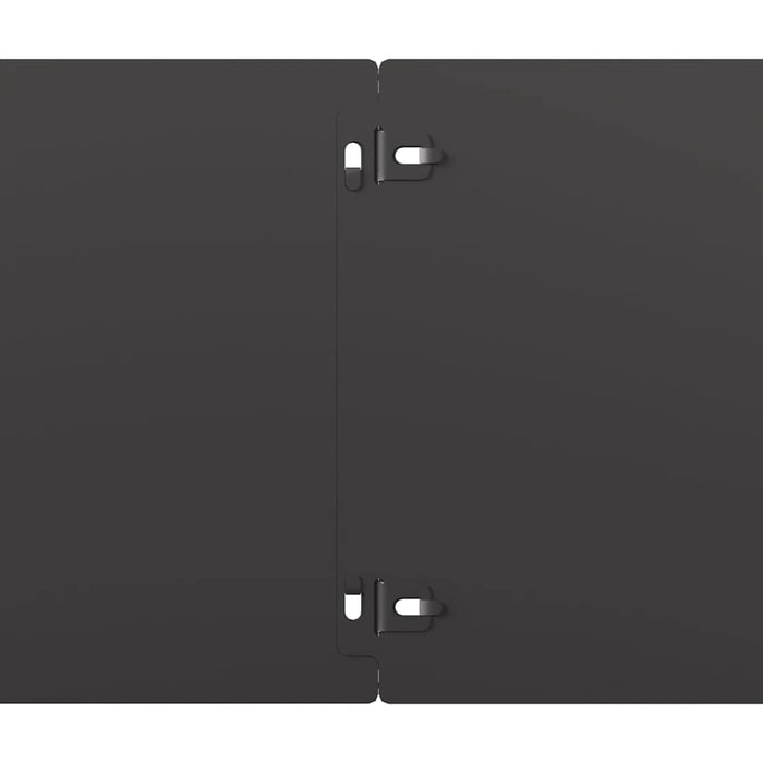 Bordure per Prato 30 pz Nere Acciaio Laminato a Freddo