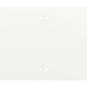 Bordure per Prato 30 pz Bianchi Acciaio Laminato a Freddo