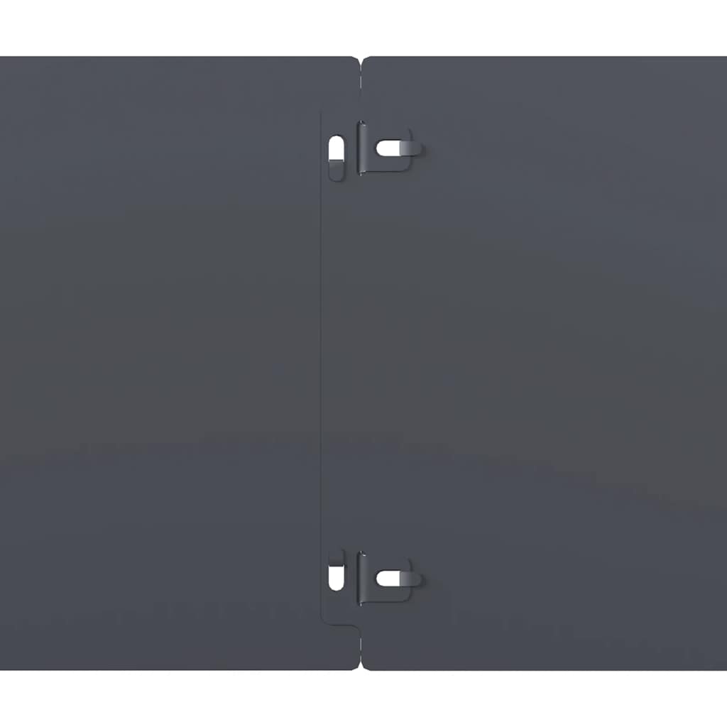 Bordure per Prato 30 pz Antracite Acciaio Laminato a Freddo 860162