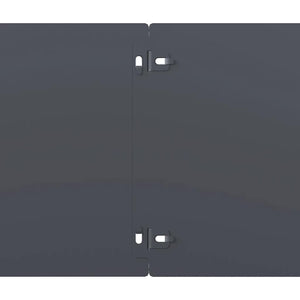 Bordure per Prato 30 pz Antracite Acciaio Laminato a Freddo 860162