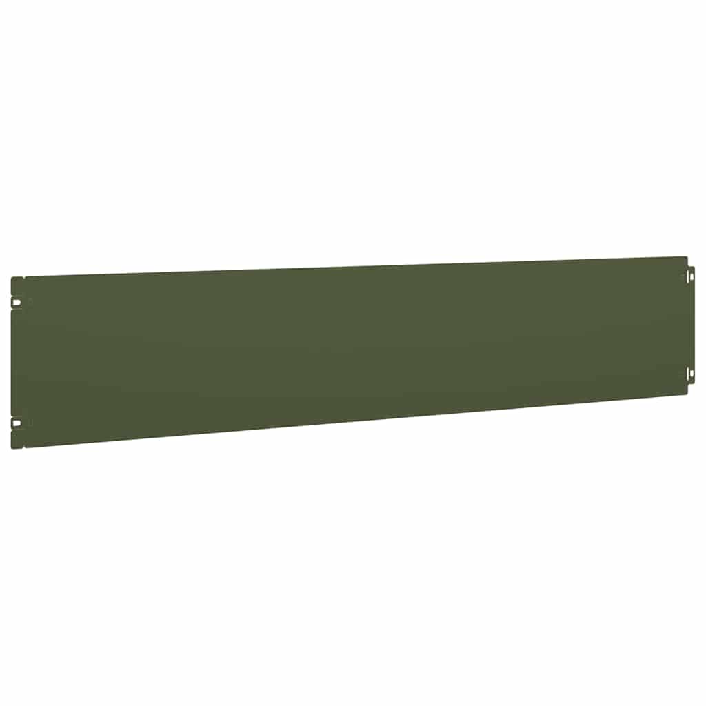 Bordure per Prato 30 pz Verde Oliva Acciaio Laminato a Freddo 860163