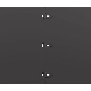 Bordure per Prato 10 pz Nere Acciaio Laminato a Freddo 860166