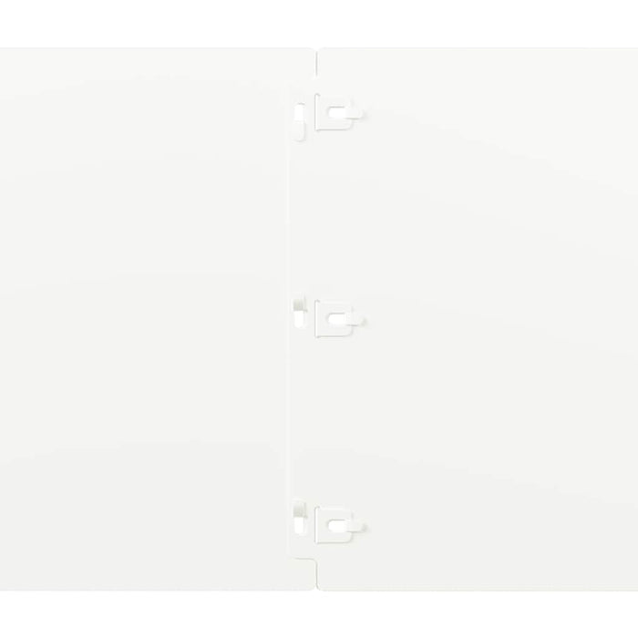 vidaXL Bordure per Prato 10 pz Bianchi Acciaio Laminato a Freddo