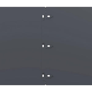 Bordure per Prato 10 pz Antracite Acciaio Laminato a Freddo 860168