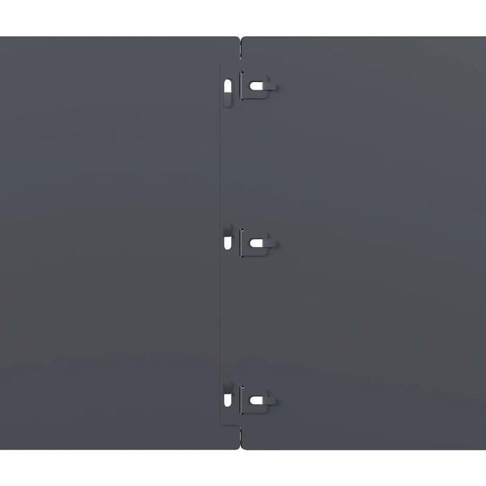 Bordure per Prato 10 pz Antracite Acciaio Laminato a Freddo 860168