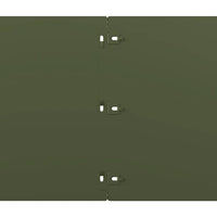 Bordure per Prato 10 pz Verde Oliva Acciaio Laminato a Freddo