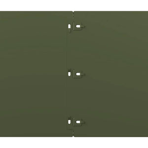 Bordure per Prato 10 pz Verde Oliva Acciaio Laminato a Freddo