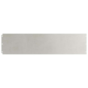 vidaXL Bordure per Prato 10 pz 25x103 cm Acciaio Inossidabile