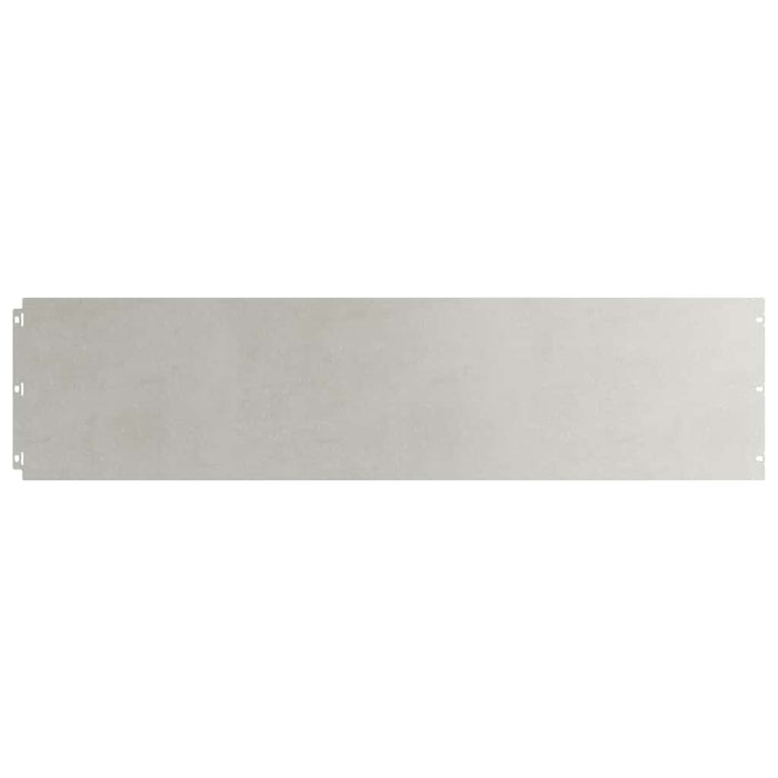 vidaXL Bordure per Prato 10 pz 25x103 cm Acciaio Inossidabile