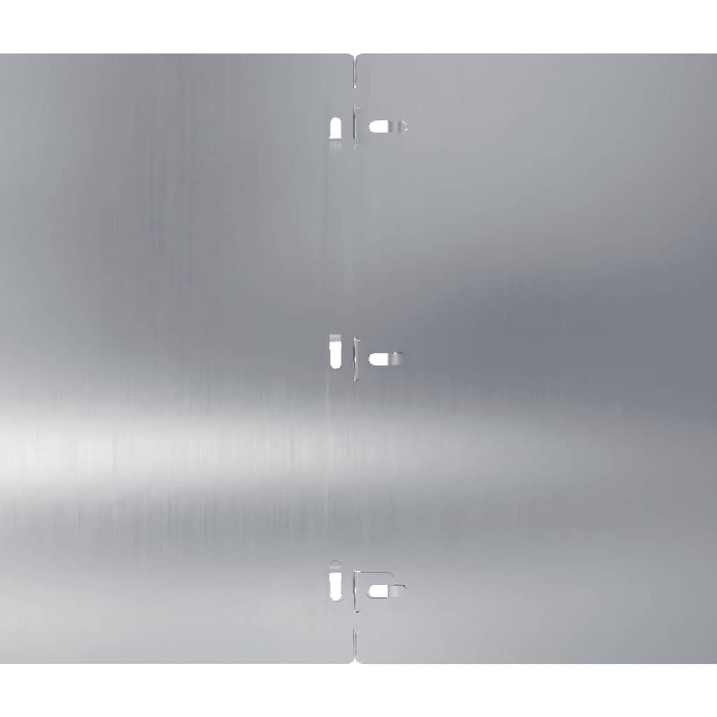 Bordure per Prato 10 pz 25x103 cm Acciaio Zincato 860171