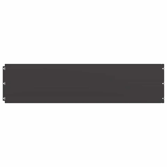 vidaXL Bordure per Prato 20 pz Nere Acciaio Laminato a Freddo