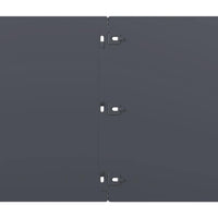 Bordure per Prato 20 pz Antracite Acciaio Laminato a Freddo