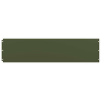 Bordure per Prato 20 pz Verde Oliva Acciaio Laminato a Freddo