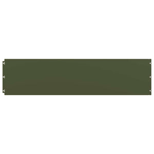 Bordure per Prato 20 pz Verde Oliva Acciaio Laminato a Freddo