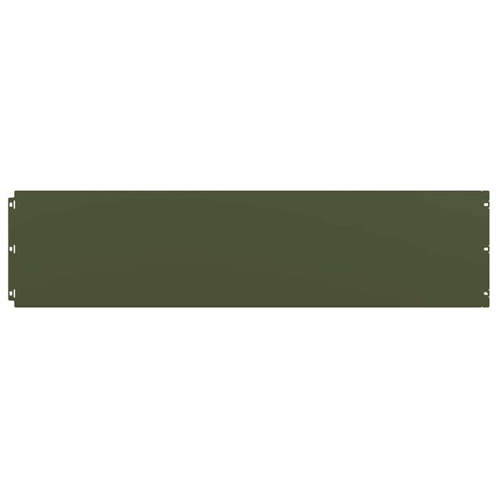 Bordure per Prato 20 pz Verde Oliva Acciaio Laminato a Freddo