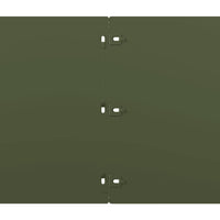 Bordure per Prato 20 pz Verde Oliva Acciaio Laminato a Freddo