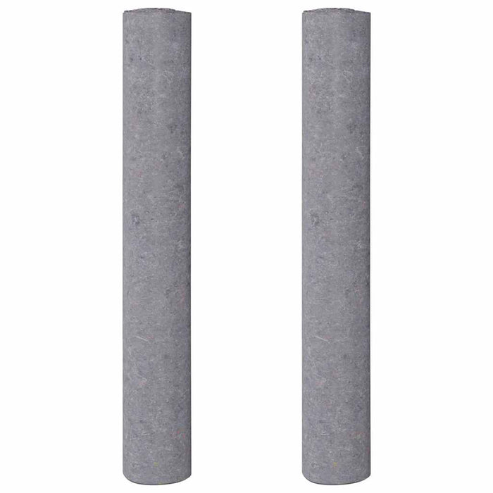 vidaXL Pile Antiscivolo da Pittore 2 pz 10 m 220 g/m² Grigio