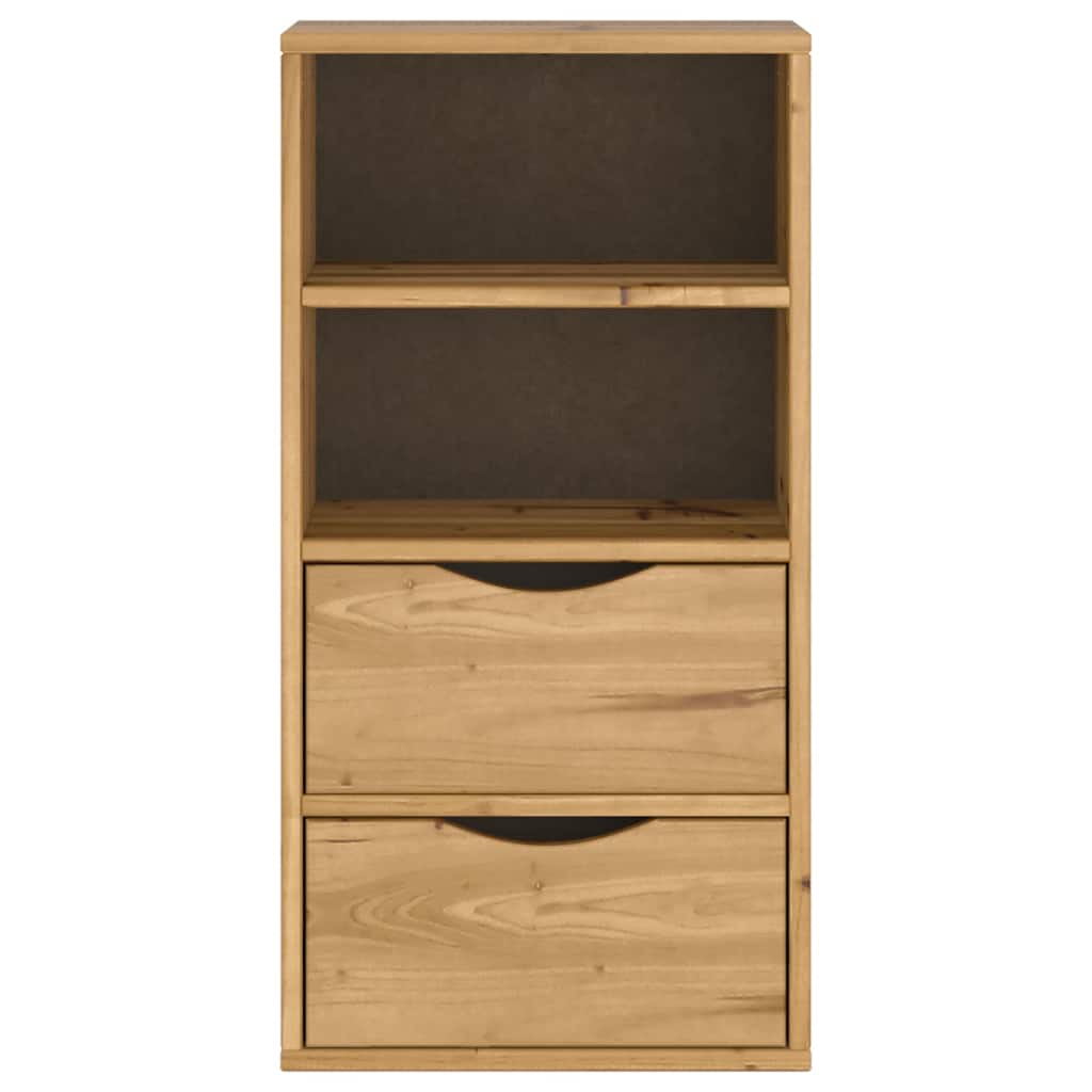 vidaXL Armadietto Laterale con Cassetti ODDA 40x24x79 cm Legno di Pino