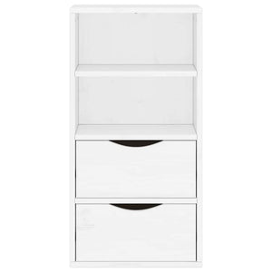 Armadietto Laterale con Cassetti ODDA Bianco 40x24x79 cm 4103594