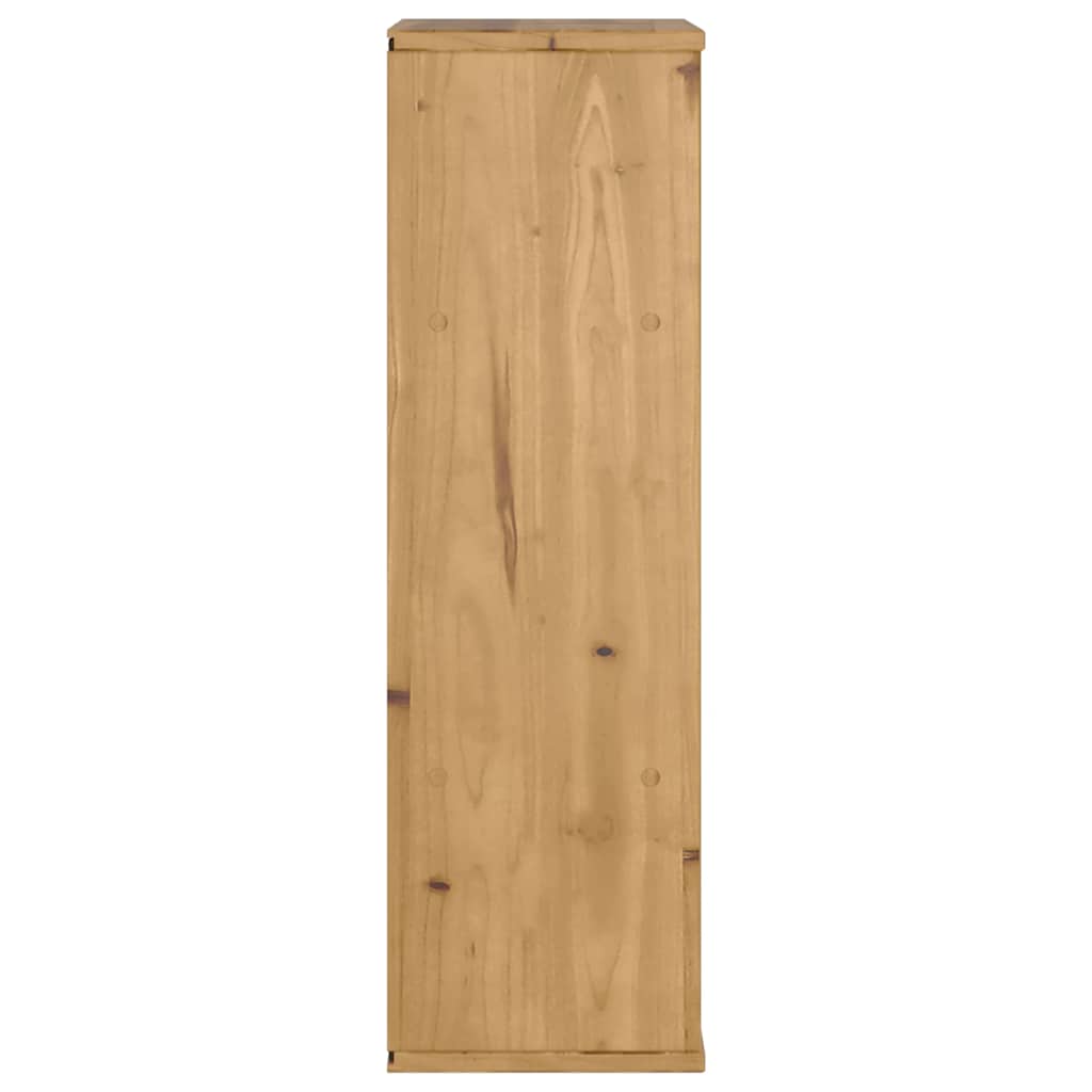 Armadietto Laterale ODDA 40x24x79 cm in Legno Massello di Pino 4103595