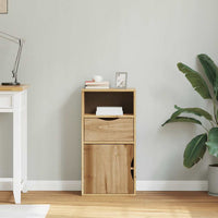 Armadietto Laterale con Cassetto ODDA 40x24x79 cm Legno di Pino 4103599