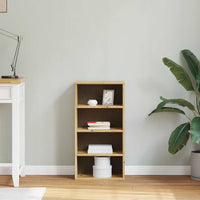 Armadietto Laterale ODDA 40x24x79 cm in Legno Massello di Pino 4103601