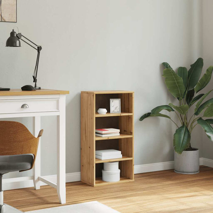 Armadietto Laterale ODDA 40x24x79 cm in Legno Massello di Pino 4103601