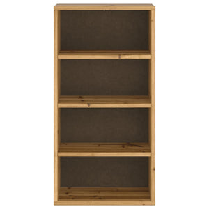 Armadietto Laterale ODDA 40x24x79 cm in Legno Massello di Pino 4103601