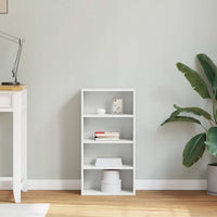 Armadietto Laterale ODDA Bianco 40x24x79 cm Legno Massello Pino 4103602