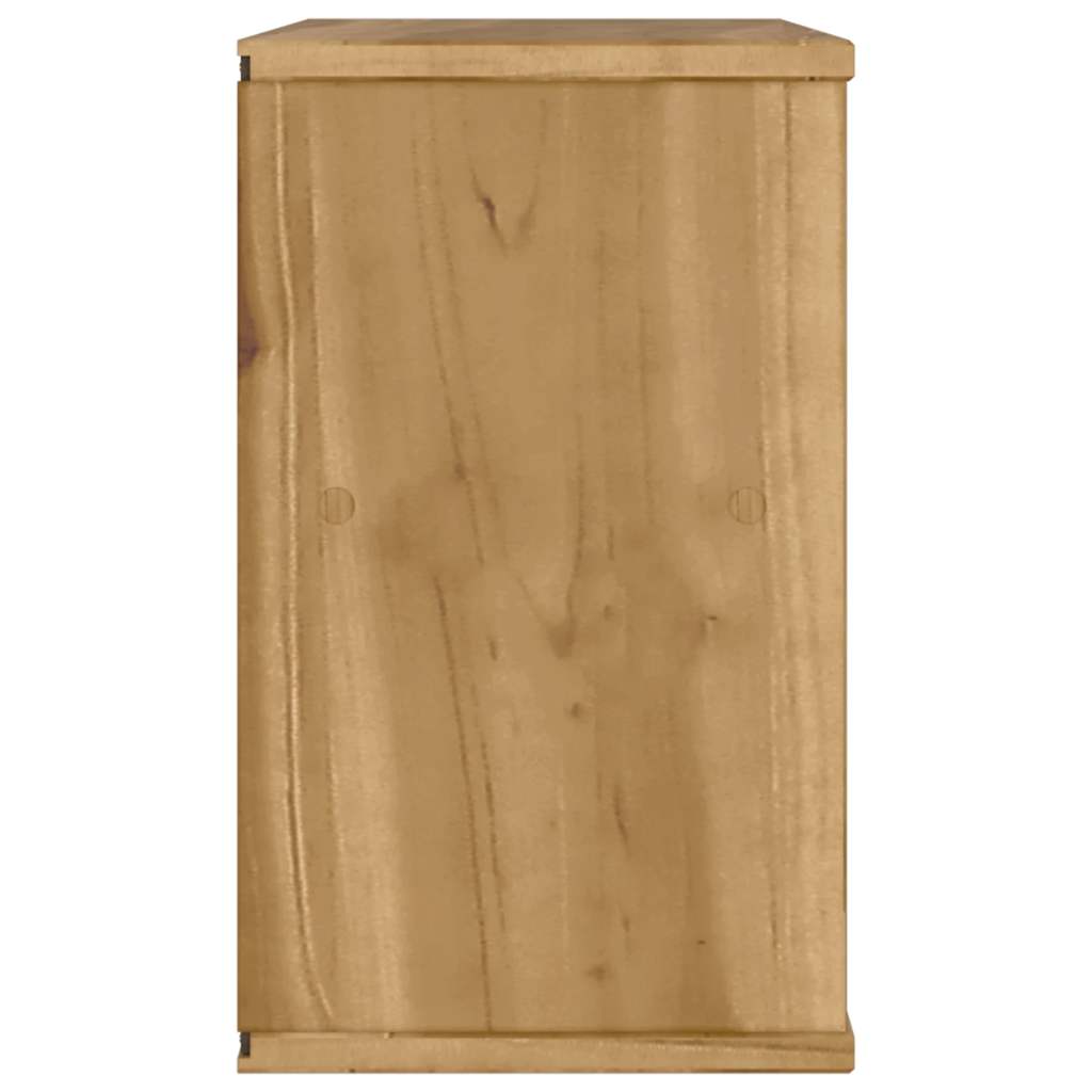 Mobile Porta TV con Cassetto-Mobile per TV-Credenza TV ODDA 79x24x40 cm in Legno di Pino