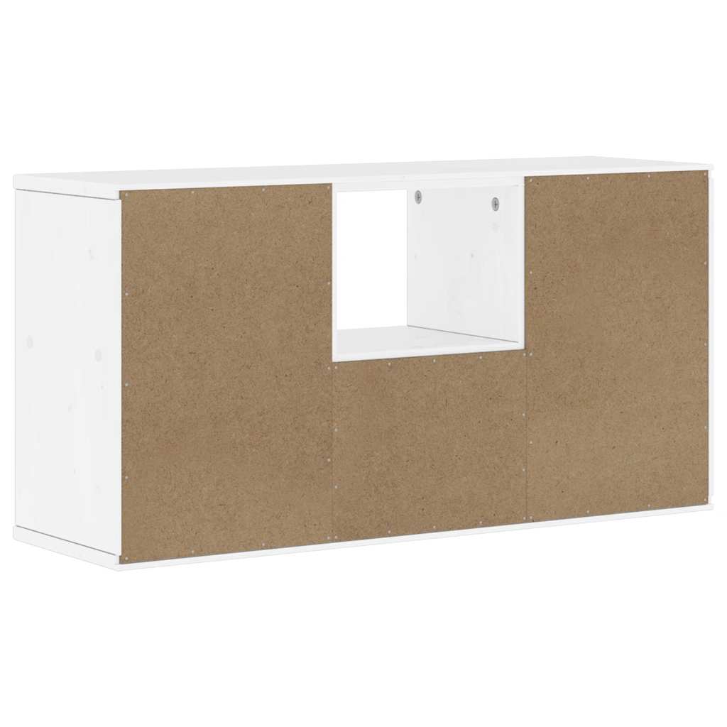 Mobile Porta TV con Cassetto-Mobile per TV-Credenza TV ODDA Bianco 79x24x40 cm