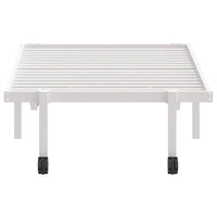 vidaXL Giroletto senza Materasso Pieghevole Bianco 75x190 cm Acciaio
