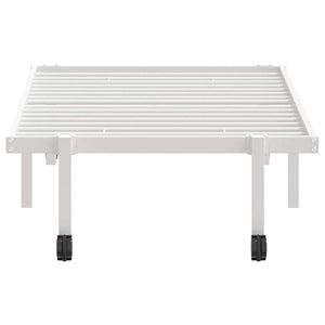 vidaXL Giroletto senza Materasso Pieghevole Bianco 75x190 cm Acciaio
