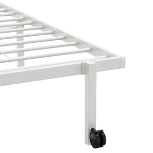 vidaXL Giroletto senza Materasso Pieghevole Bianco 75x190 cm Acciaio