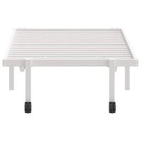 Giroletto senza Materasso Pieghevole-Struttura Letto Bianco 80x200 cm Acciaio