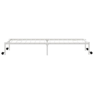 vidaXL Giroletto senza Materasso Pieghevole Bianco 80x200 cm Acciaio