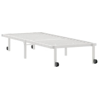Giroletto senza Materasso Pieghevole-Struttura Letto Bianco 80x200 cm Acciaio