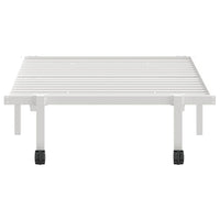 vidaXL Giroletto senza Materasso Pieghevole Bianco 90x190 cm Acciaio