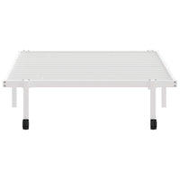 Giroletto senza Materasso Pieghevole-Struttura Letto Bianco 100x190 cm Acciaio
