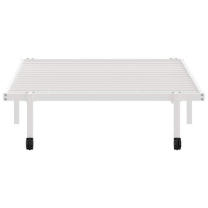 Giroletto senza Materasso Pieghevole-Struttura Letto Bianco 100x200 cm Acciaio