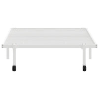 Giroletto senza Materasso Pieghevole-Struttura Letto Bianco 107x203 cm Acciaio