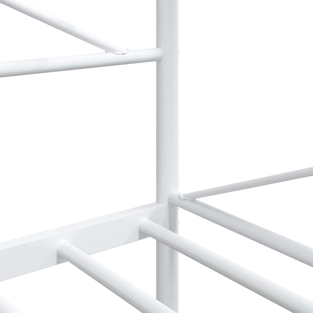 Dormeuse senza Materasso Bianco 100x200 cm in Acciaio 4104684