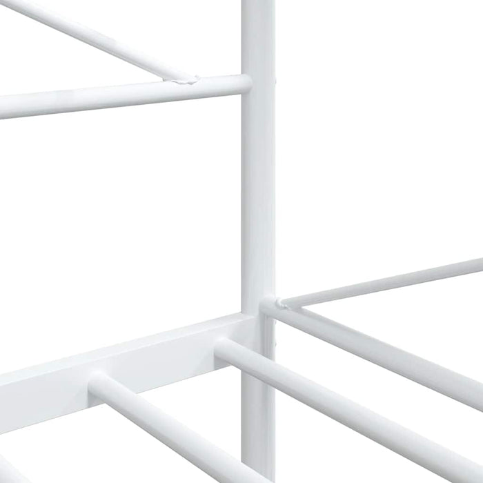 Dormeuse senza Materasso Bianco 100x200 cm in Acciaio 4104684