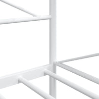 vidaXL Dormeuse senza Materasso Bianco 107x203 cm in Acciaio