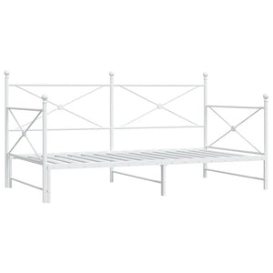 Divano Letto Estraibile senza Materasso 100x190 cm in Acciaio 4104690