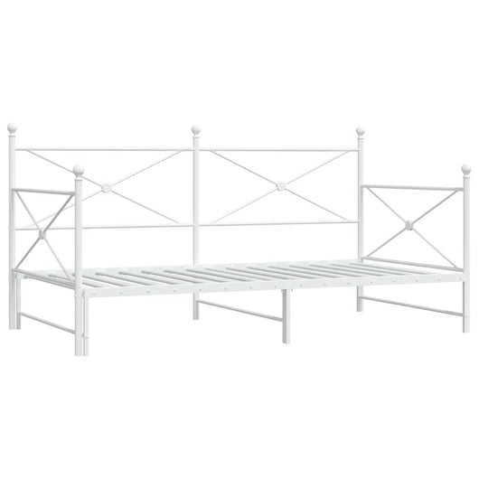 Divano Letto Estraibile senza Materasso 100x190 cm in Acciaio 4104690