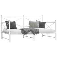 vidaXL Divano Letto Estraibile senza Materasso 100x190 cm in Acciaio