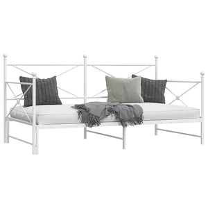 vidaXL Divano Letto Estraibile senza Materasso 100x190 cm in Acciaio