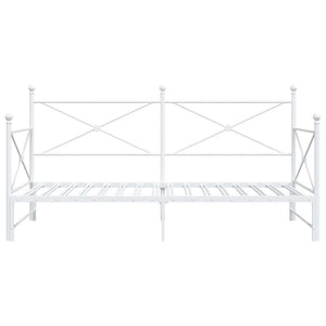 Divano Letto Estraibile senza Materasso 100x190 cm in Acciaio 4104690