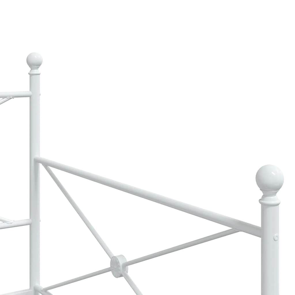 vidaXL Divano Letto Estraibile senza Materasso 100x190 cm in Acciaio